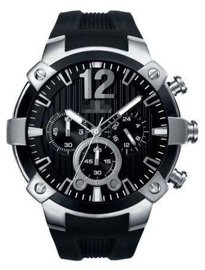 Customised Black Watch Face 47633-15