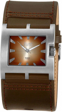 Customize Leather Watch Straps 48-S2929G-SL-BR