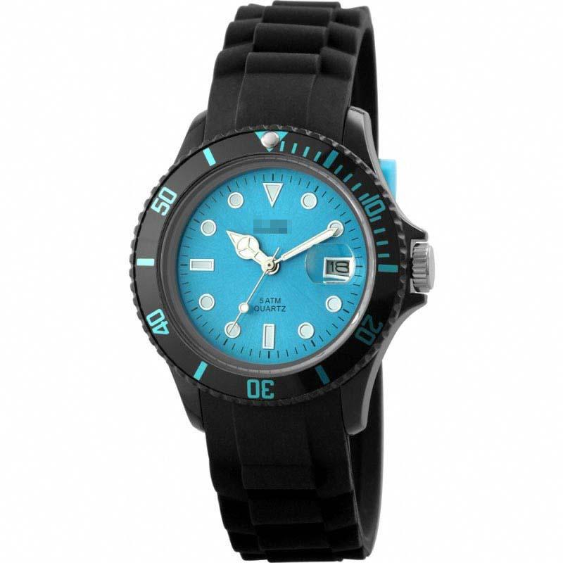 Customize Silicone Watch Bands 48-S5456BK-BL