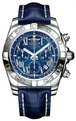 Custom Blue Watch Dial AB011012/C783-CROCD