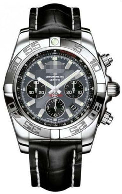 Custom Grey Watch Dial AB011012/F546-CROCD