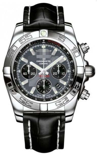 Custom Grey Watch Dial AB011012/F546-CROCD