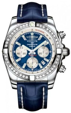 Customized Blue Watch Dial AB011053/C788-CROCD