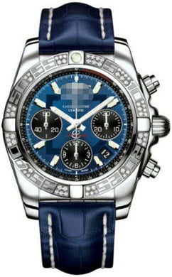 Customized Blue Watch Dial AB0140AA/C830-CROCD