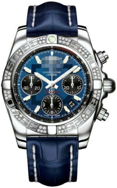 Customized Blue Watch Dial AB0140AA/C830-CROCD
