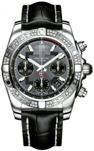 Customized Grey Watch Dial AB0140AA/F554-CROCD