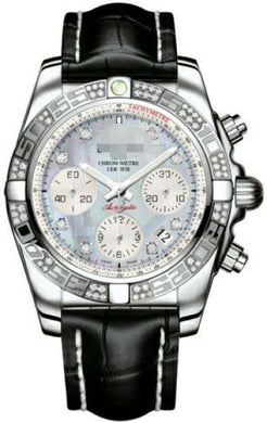 Custom Mother Of Pearl Watch Dial AB0140AA/G712-CROCT