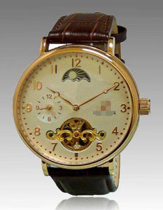 Custom Leather Watch Bands AK7117-MRGWHT