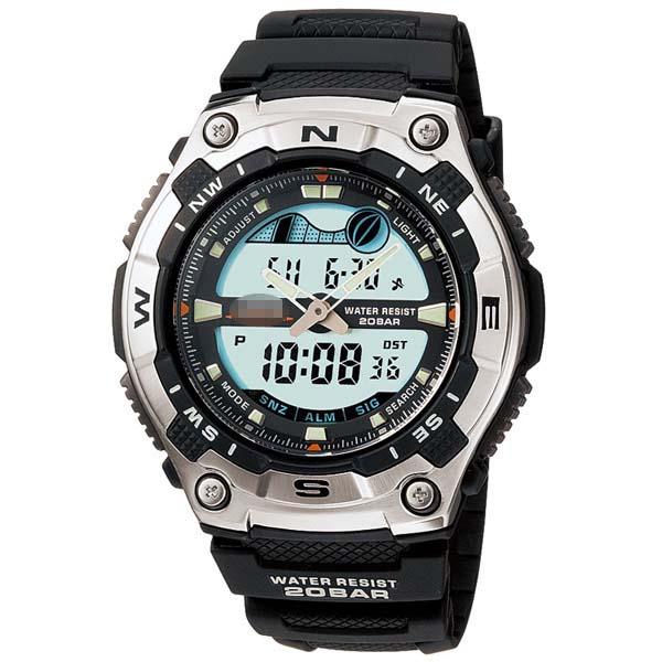 Custom Silver Watch Dial AQW-100-1AJF