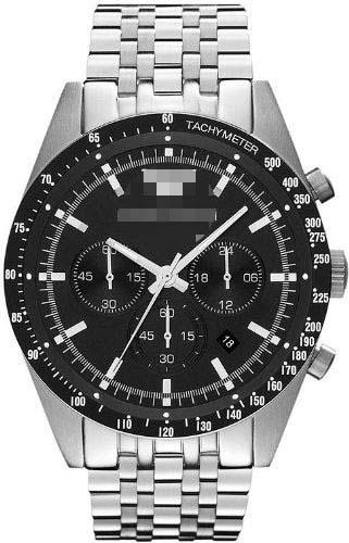 Customised Black Watch Face AR5988