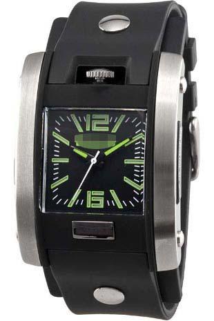 Custom Rubber Watch Bands BC0367SLBK