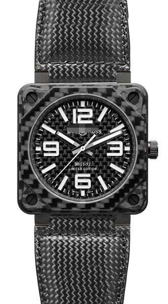 Customized Black Watch Dial BR01-92-Carbon-Fiber