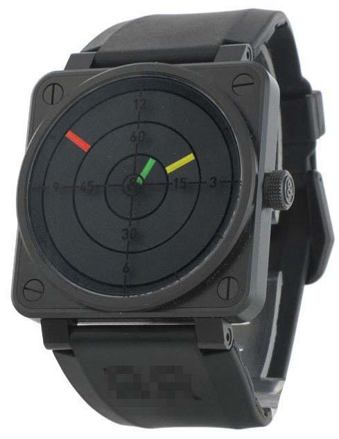 Custom Made Black Watch Dial BR01-92-Radar