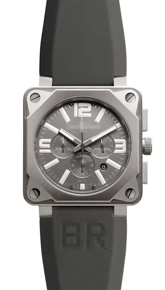 Wholesale Rubber Watch Bands BR01-94-Pro-Titanium