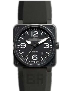 Wholesale Rubber Watch Bands BR03-92-BL-CA