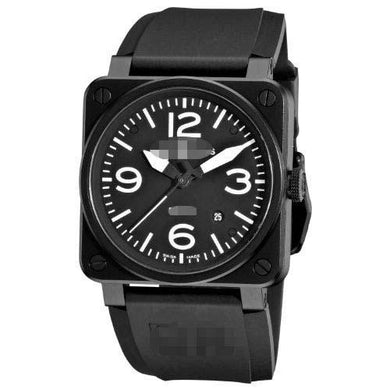 Customised Rubber Watch Bands BR03-92-CARBON