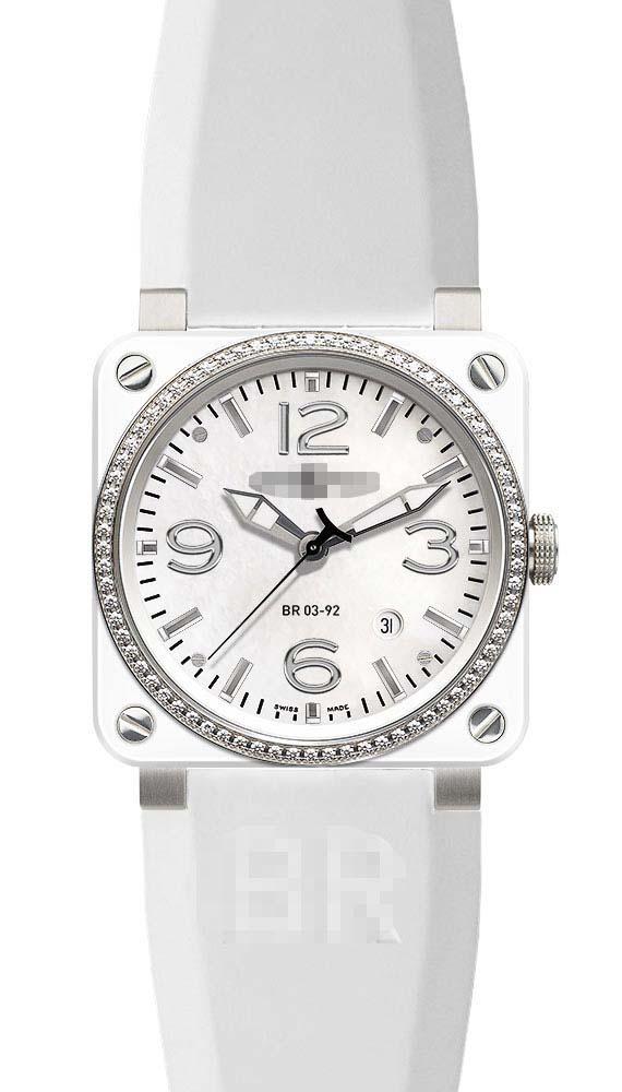 Custom White Watch Dial BR03-92-WH-C-D_SRB