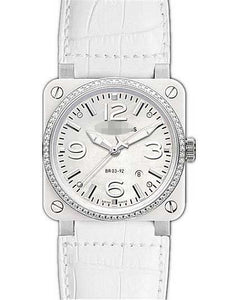 Wholesale Watch Dial BR03-92-WHT-CERA-DIAM