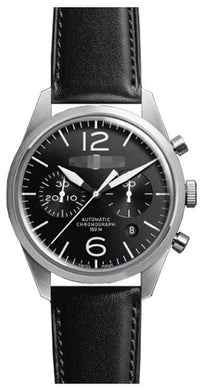 Custom Watch Dial BRV-126-BLK-SS