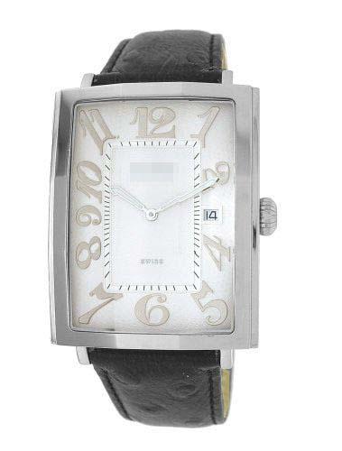 Wholesale Leather Watch Straps D003M_WHTSIL