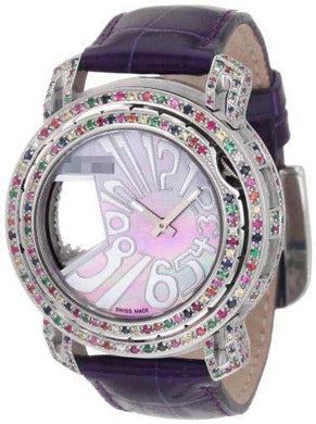 Wholesale Leather Watch Straps D204/3-SS-MULTI