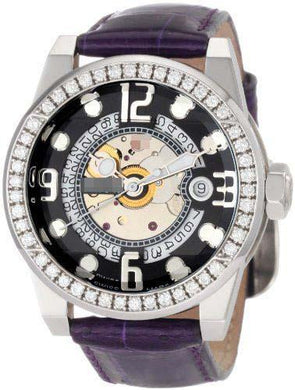 Wholesale Leather Watch Straps D251/1-BLACK