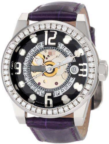 Wholesale Leather Watch Straps D251/1-BLACK