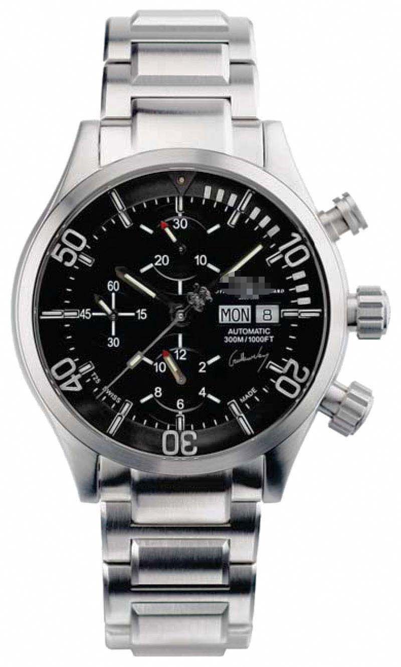 Customised Black Watch Dial DC1028C-S2J-BK