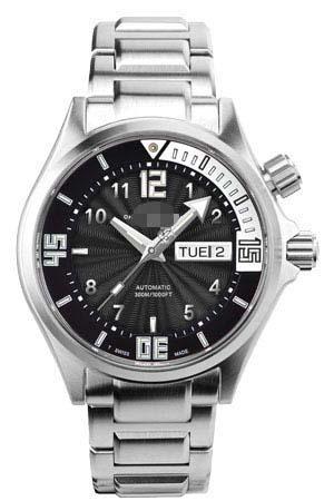 Customised Stainless Steel Watch Wristband DM2020A-SA-BKWH
