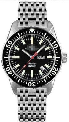 Customized Stainless Steel Watch Wristband DM2108A-S-BK