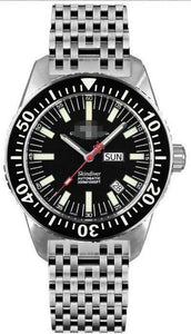 Customized Stainless Steel Watch Wristband DM2108A-S-BK
