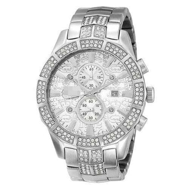 Custom Made Silver Watch Face