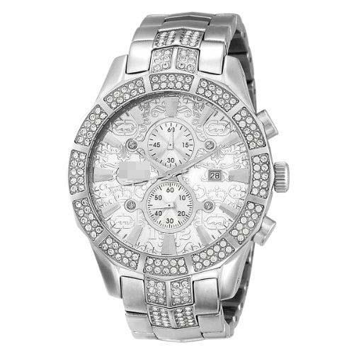 Custom Made Silver Watch Face