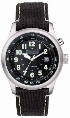 Custom Black Watch Dial FS75601