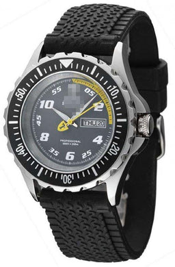 Customized Grey Watch Face G-30702A-YEL