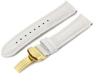 Customized Calfskin Watch Bands JB-20MMGLG-WHT