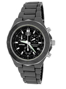 Custom Ceramic Watch Bands JH035_BLK
