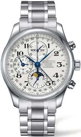 Customized Silver Watch Dial L2.773.4.78.6