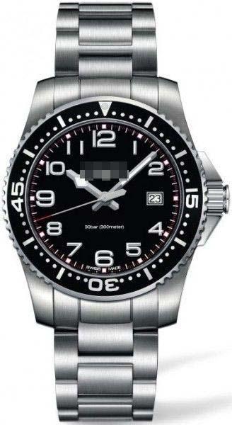 Customize Black Watch Dial L3.688.4.53.6