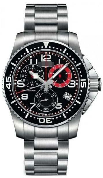 Customize Black Watch Dial L3.690.4.53.6