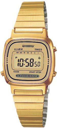 Customized Gold Watch Dial LA-670WEGA-9