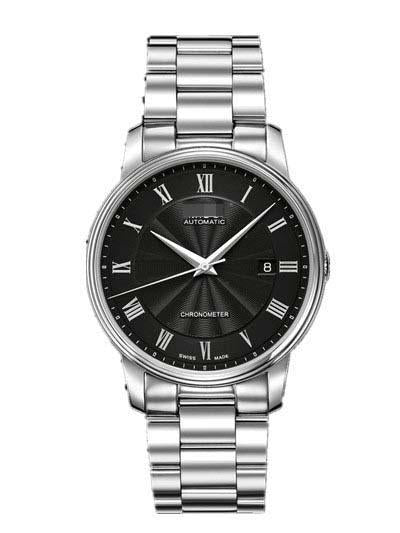 Custom Black Watch Face M010.408.11.053.00