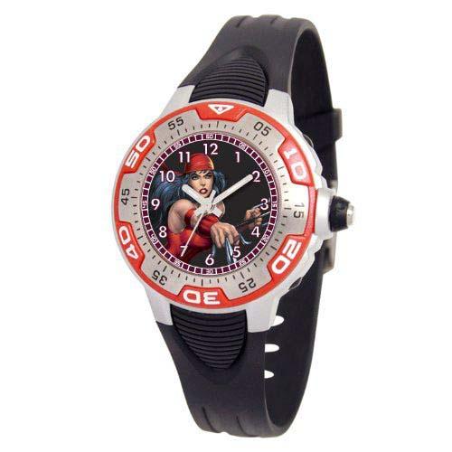Wholesale Plastic Watch Bands MA0108-D342-RED