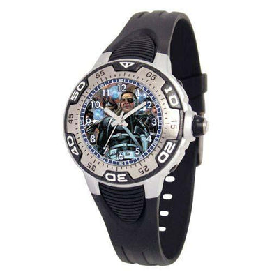 Customize Plastic Watch Bands MA0108-D365-BLACK