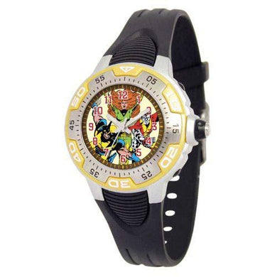 Customized Plastic Watch Bands MA0108-D543-YELLOW