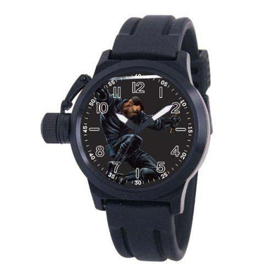Custom Rubber Watch Bands MA0707-D442-BLACKRUBBER