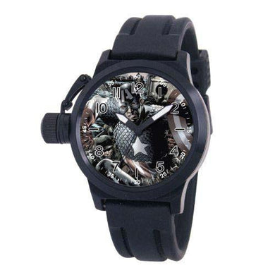 Wholesale Rubber Watch Bands MA0707-D445-BLACKRUBBER