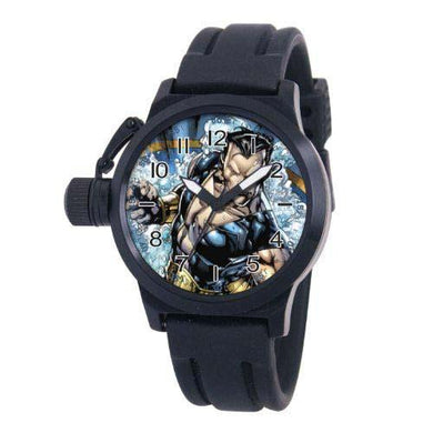Wholesale Rubber Watch Bands MA0707-D474-BLACKRUBBER
