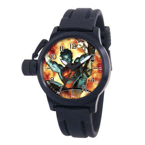 Wholesale Rubber Watch Bands MA0707-D476-BLACKRUBBER