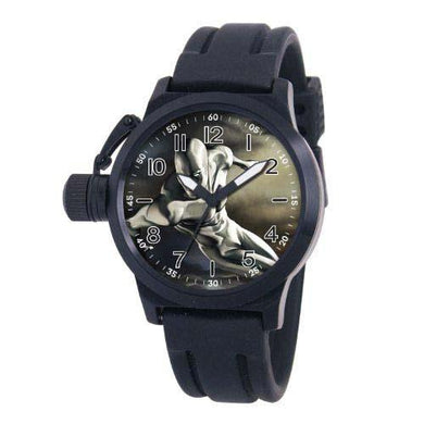 Wholesale Rubber Watch Bands MA0707-D482-BLACKRUBBER